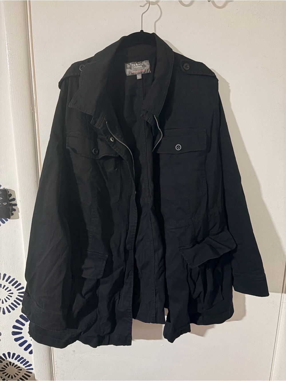 torrid Black Anorak Field Jacket